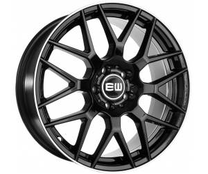 Elite Wheels EJ32 Elegance-R 8x18 ET35 5x112 Schwarz Lip Poliert