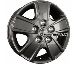 Borbet CWG 6x16 ET68 5x130 Mistral Anthracite Glossy