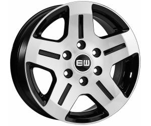 Elite Wheels EJ06 Rocky 7x16 ET45 5x130 Schwarz Poliert