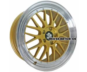 Ultra Wheels LM UA3 8,5x18 ET35 5x120 Gold Horn Poliert