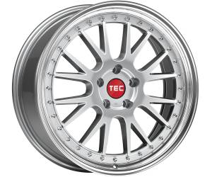 Tec GT Evo 8x18 ET35 4x100 Hyper Silber Hornpoliert