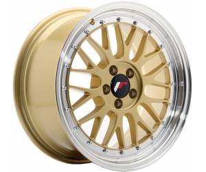 JR Wheels JR23 8,5x18 ET35 5x100 Gold Lip Poliert
