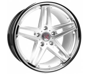 R Style Wheels Star Evo 8,5x19 ET30 5x120 Silber Poliert