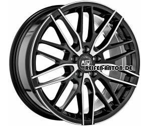 MSW 72 8x18 ET45 5x108 Gloss Black Full Polished