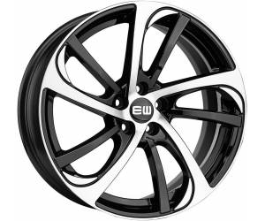Elite Wheels EW03 Storm 7,5x17 ET45 5x112 Schwarz Poliert