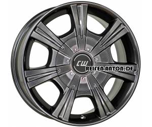 Borbet CH 7,5x17 ET61 5x118 Mistral Anthracite Glossy