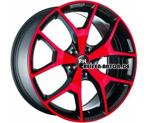 RH BZ Agrano 8,5x19 ET45 5x112 Color Polished Red