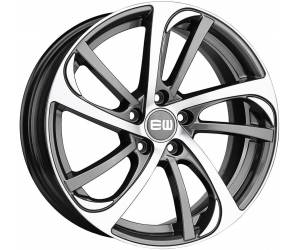 Elite Wheels EW03 Storm 8x18 ET35 5x112 Palladium Poliert
