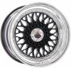 R Style Wheels RS01 7x15 ET20 4x100 Schwarz Hornpoliert