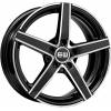 Elite Wheels EW12 Jazzy 7,5x18 ET45 5x108 Schwarz Poliert